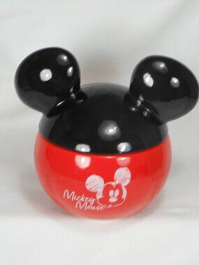 Mickey mouse porcelain food storage jar